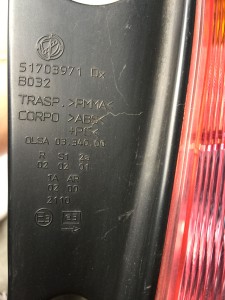 Fanale stop posteriore dx originale 51703971 Lancia Ypsilon