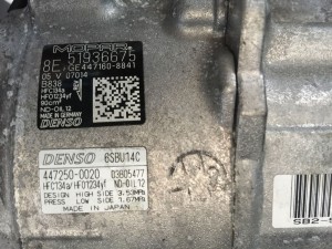 Compressore aria condizionata 51936675 Jeep Renegade Fuoristrada Chiuso