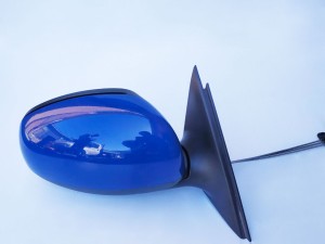 Specchietto blu dx originale Skoda Fabia I